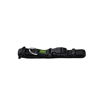 Abbildung von HUNTER VARIO BASIC Hundehalsung, Hundehalsband, robust, geschmeidig, Klickverschluss, S/1,5, schwarz