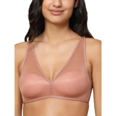 Abbildung von Triumph Signature Sheer Triangel BH, Damen, Größe: 80A, Toasted almond