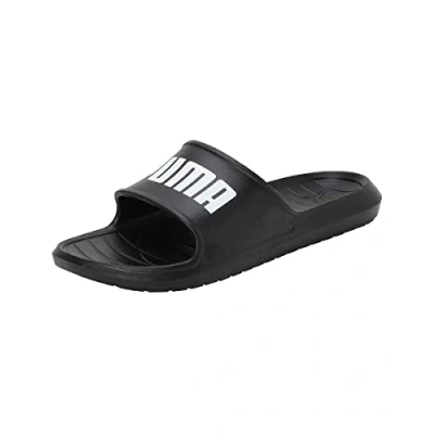 Abbildung von PUMA Unisex Divecat V2 Lite Slide Sandal, Black White, 38 EU