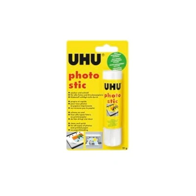 Abbildung von UHU Photo stic, Klebestift für kreatives Arbeiten und Kleben von Fotos, 21 g