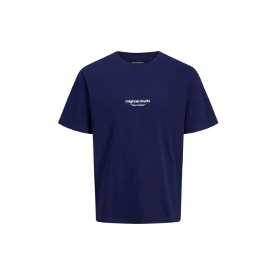 Abbildung von Jack &amp; Jones Tshirt print, Herren, Größe: Small, Marine