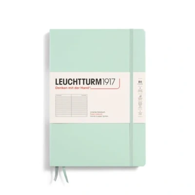 Abbildung von LEUCHTTURM1917 370283 Notizbuch Composition (B5), Hardcover, 219 nummerierte Seiten, Mint Green, Liniert