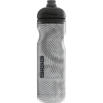 Abbildung von SIGG Fahrrad Trinkflasche Pulsar Therm Snow Isoliert Quetschbar Spülmaschinenfest Federleicht Auslaufsicher BPA frei Outdoor Sport &amp; Zubehör Hellgrau 0,65L