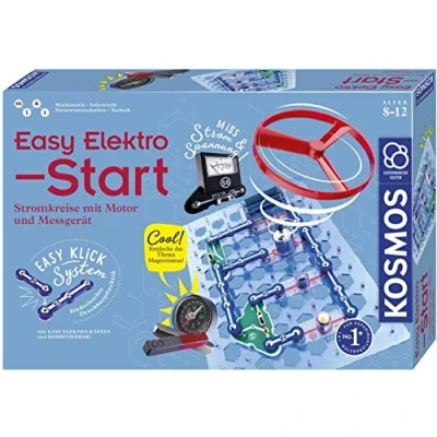 Abbildung von Kosmos 620547 Easy Elektro Start, Spannende Stromkreise mit Motor und Messgerät erforschen, Experimentierkasten zu Elektrotechnik