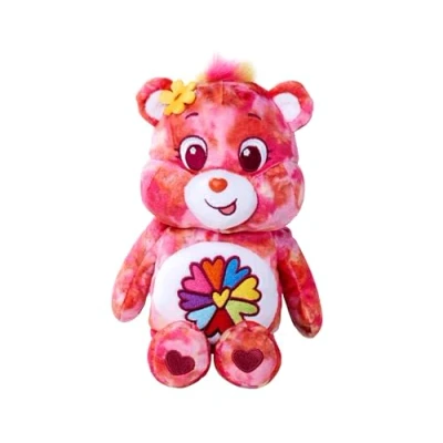 Abbildung von Simba Glücksbärchi Flower Power Bärchi Kuscheltier 23cm Kuschelweiches Plüschtier für Kinder und Erwachsene Niedliches Geschenk Original Sammlerstück Stofftier Mädchen Jungen
