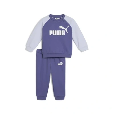 Abbildung von Puma Minicats Raglan CREW Unisex SET Trainingsanzug für Kinder, Größe: 86, Blue crystal