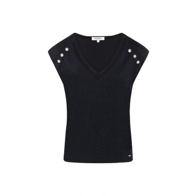 Abbildung von Morgan Tshirt print, Damen, Größe: XS, Marine