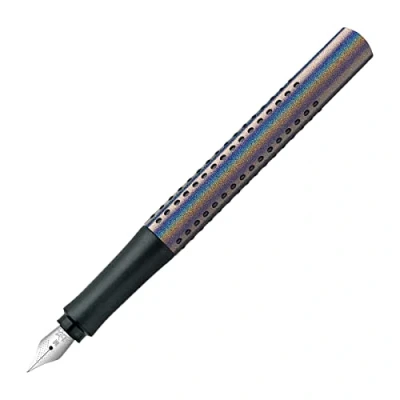 Abbildung von FABER CASTELL 140842 Füller Grip Edition Glam, Federbreite M, silver, 1 Stück