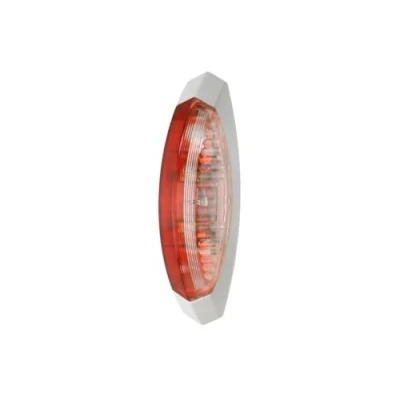 Abbildung von HELLA 2XS 008 479 081 Umrissleuchte Begrenzungsleuchte Anhänger Wohnwagen Halogen 12V Anbau ECE Lichtscheibenfarbe: klar/rot seitlicher
