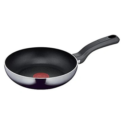 Abbildung von Tefal Resist Bratpfanne 20 cm, Antihaftversiegelung,Thermo Signal bei idealer Brattemperatur, verstärkte Außenschicht, nicht induktionsgeeignet, spülmaschinengeeignet, D52602