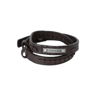 Abbildung von Fossil Armband, Herren, Größe: One Size, Dunkelbraun