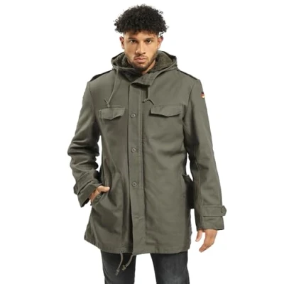 Abbildung von Brandit Parka, Herren, Größe: Large, Olive