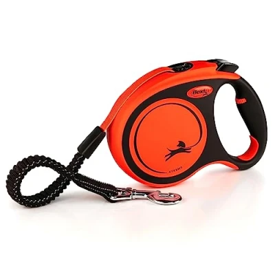 Abbildung von flexi Rollleine Xtreme Tape Leash schwarz orange, L (1er Pack), XT30T5.251.S OR