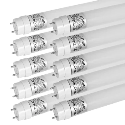 Abbildung von ZONE LED SET Röhre 60cm, neutralweiß (4000 K), 850 Lumen, T8, G13 9W (ersetzt 18W), inklusive Starter, TUBE Leuchtstoffröhre Neonröhre Leuchte Röhrenlampe, 10 er Pack