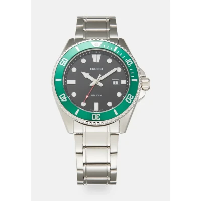 Abbildung von Casio Watch Uhr, Herren, Größe: One Size, Silver green