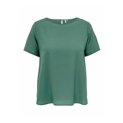 Abbildung von ONLY Carmakoma Carvica Tshirt print, Damen, Größe: 42, Balsam green