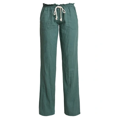 Abbildung von Roxy Oceanside Pants Stoffhose, Damen, Größe: Small, Duck green