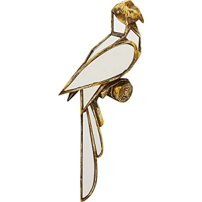 Abbildung von KARE Wandobjekt Parrot Mirror, Polyresin, Glas, gold