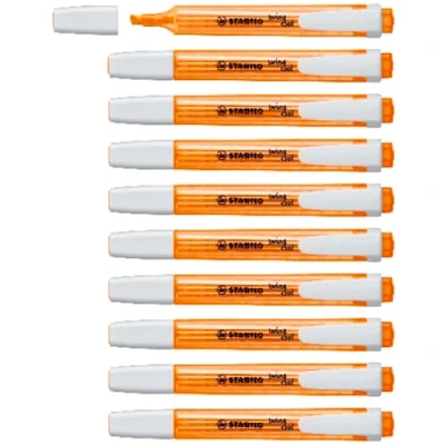 Abbildung von Textmarker STABILO swing cool 10er Pack orange