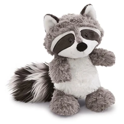 Abbildung von NICI 48394 Kuscheltier 25 cm Plüschtier für Mädchen, Jungen &amp; Babys Flauschiger Stofftier Waschbär zum Spielen, Sammeln Kuscheln Gemütliches Schmusetier, grau