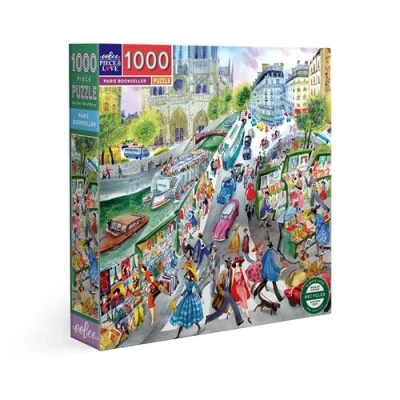 Abbildung von eeBoo Les Erwachsene, 1000 Teile, aus recyceltem Karton, Puzzle auf den Bouquinisten de Paris PZTPBS