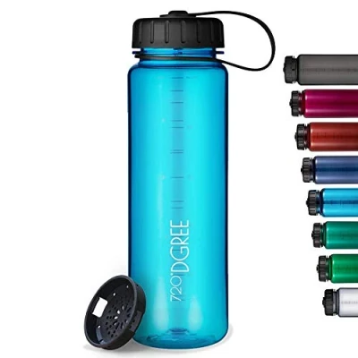 Abbildung von 720DGREE Trinkflasche “simplBottle“ 500ml Deine Auslaufsichere Wasserflasche Die Sportflasche für Sport, Gym, Fitness, Fahrrad, Kinder, Schule &amp; Büro BPA Frei