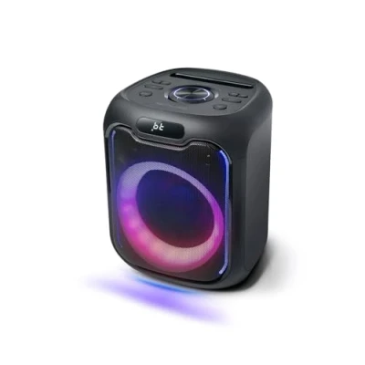 Abbildung von Muse M 1803 Bluetooth Partybox, 150 Watt, Lichteffekte, Netz und Akkubetrieb, 1 Mikrofon, Stereo Pairing Funktion