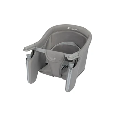 Abbildung von Bebeconfort Malva, anklemmbarer Tischsitz Baby Hochstuhl, 6 M. 3 J. (15 kg), sichere Befestigung, weicher Sitz und Stoffe, leichte Installation, zusammenklappbar, leicht (1,8 Mineral Grey