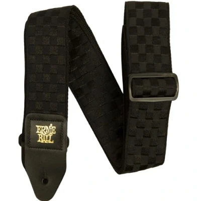 Abbildung von Ernie Ball Black Checkers Jacquard Gitarrengurt