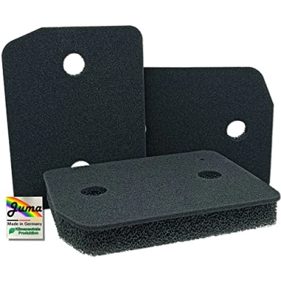 Abbildung von JUMA Filter für Miele Schwammfilter 9164761 Fein/Grob 207 x 157 30mm Wärmepumpentrockner Trockner Kondenstrockner Filterschaum Schaumstoff Sockelfilter Sponge (3er Set)