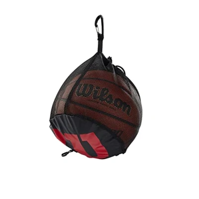 Abbildung von Wilson Unisex Adult SINGLE BALL BSKT BAG Basketball, BLACK, Uni