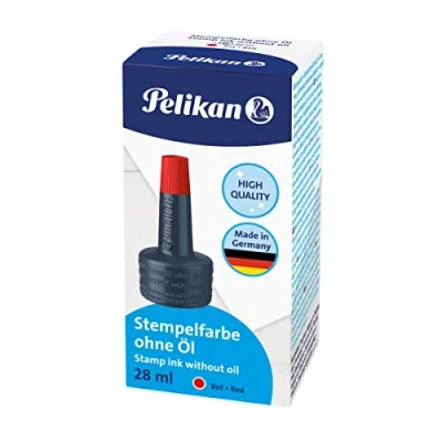 Abbildung von Pelikan 351221 Stempelfarbe 4K, ohne Öl, 28 ml, rot