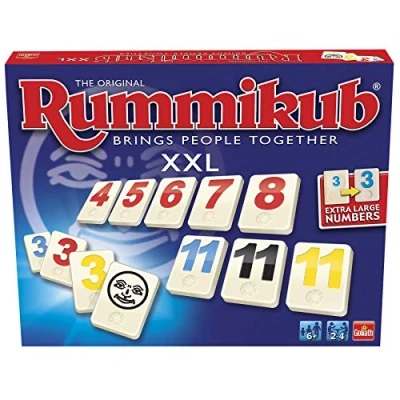 Abbildung von Rummikub XXL mit den größten Zahlen, leichter zu lesen, das berühmte Strategiespiel für die ganze Familie.Erstellen Sie Trios oder Treppen.Viel Spaß diesem Spiel alle Altersgruppen, 928842