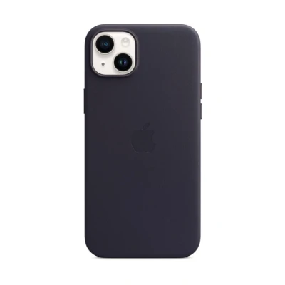Abbildung von Apple Magsafe Leder Back Cover Grau iPhone 14 Plus