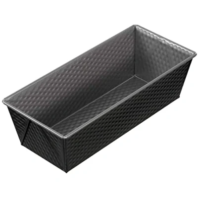 Abbildung von Original Kaiser Inspiration Backform Kastenform 25cm, Königskuchenform antihaftbeschichtet, Brotbackform, Kuchen Brote, sauerteigbeständig, Grau