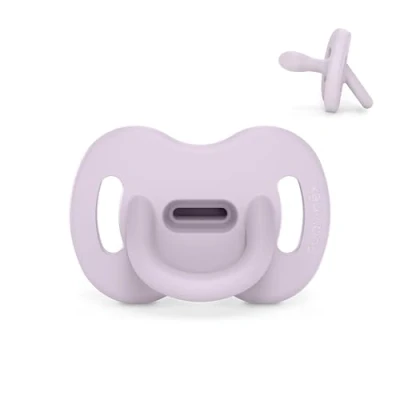 Abbildung von Suavinex Silikon Schnuller, 0/6 Monate &amp; Neugeborene, Physiologische Sx Pro Sauger, Weich Flexibel, Ideal zum Schlafen, Respektiert die Mundentwicklung, Colour Essence, Lavender