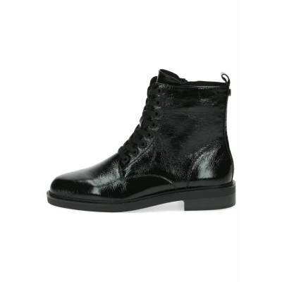 Abbildung von Caprice Schnürstiefelette Black naplak, Damen, Größe: 40, naplak Schuhe