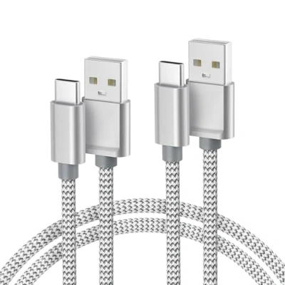 Abbildung von Basesailor Ladekabel für iPhone 16 Pro Max,USB C Schnellladekabel 2M 2Pack,Typ A zu USBC Kabel 15,Kindle Fire HD 11 10 Gen,Samsung Galaxy Z Flip Fold 5 A55 A54 A53 A42 S24 S23 Plus Ultra