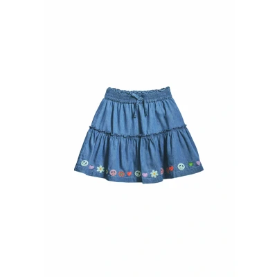 Abbildung von Desigual Alinienrock für Kinder, Größe: 98/104, Blue
