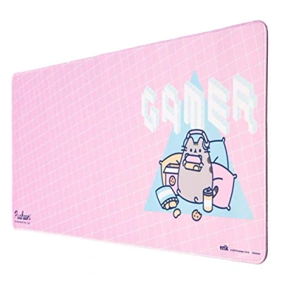 Abbildung von Grupo Erik Gaming Mauspad XXL Pusheen Pink Mousepad rutschfest und Wasserabweisend Groß Mouse Pad Schreibtischunterlage PC Zubehör