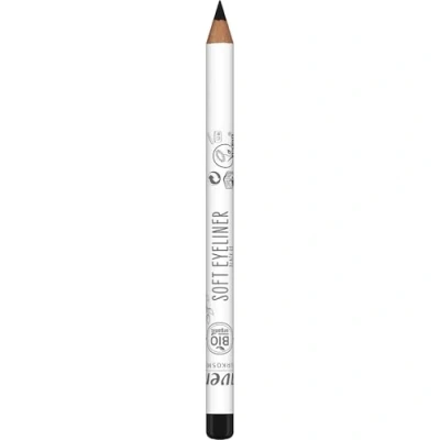 Abbildung von lavera Soft Eyeliner Black 01 Naturkosmetik Komfortable Anwendung Frei von Silikonen Mineralöl Vegan Bio Jojobaöl &amp; Sonnenblumenöl 1,14g