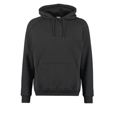 Abbildung von Urban Classics Blank Hoody Kapuzenpullover, Herren, Größe: 3XL, Black