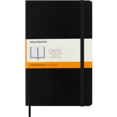 Abbildung von Moleskine Notizbuch, S07162 Large, A5, Liniert, Soft Cover, Schwarz