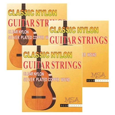 Abbildung von MSA 3 SATZ GITARRENSAITEN NYLONSAITEN FÜR KLASSISCHE KONZERTGITARRE SC10028043