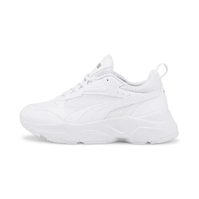 Abbildung von PUMA Cassia Sneakers Damen Sneaker, White Team Gold, 35.5 EU