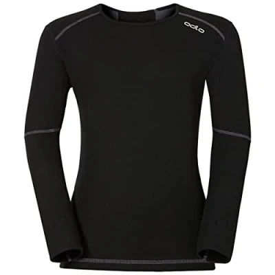 Abbildung von ODLO CREW NECK Xwarm Unterhemd/shirt für Kinder, Größe: 164, Black