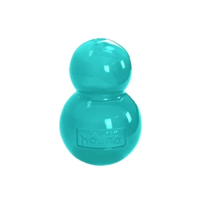Abbildung von Outward Hound Double Tuff Interaktives Leckerli Füller, Kauspielzeug für Hunde, langlebiges Hundespielzeug, mittelgroß, Blau