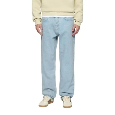 Abbildung von Buroc&#039;s Herren Straight Fit Jeans Hose Stretch Denim Männer Jeanshose Lang Streetwear, Farbe:Blue, Hosengröße:W32 L30