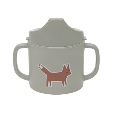 Abbildung von LÄSSIG Kinder Trinklernbecher mit Henkel und abnehmbarem Deckel 150 ml/Sippy Cup Little Forest Fox