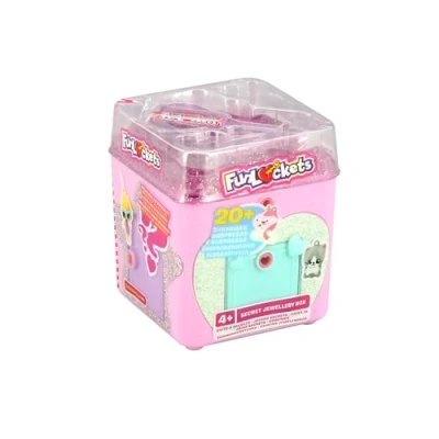 Abbildung von FUNLOCKETS S19200 Tier Geheimnisbox mit 3D Charms (zufällige Auswahl), Rosa, 4T